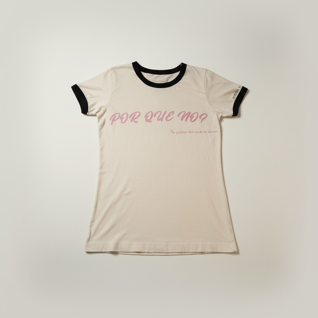 The Por Qué No? Tee | Legacy Collection | Women’s Fitted Ringer Tee