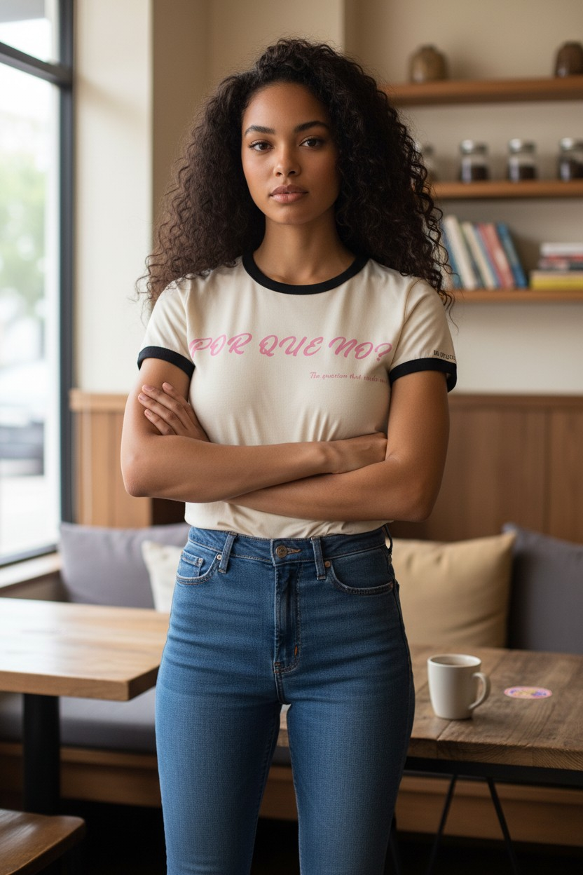 The Por Qué No? Tee | Legacy Collection | Women’s Fitted Ringer Tee